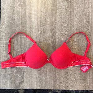 Tommy Hilfiger Red T-shirt Bra - Size 32D